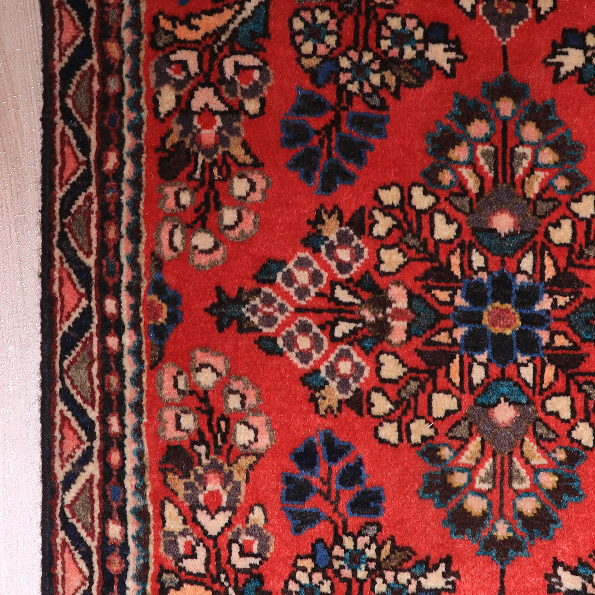 ペルシャ絨毯(イラン産)サルーク 75×56cm(FS-70064)