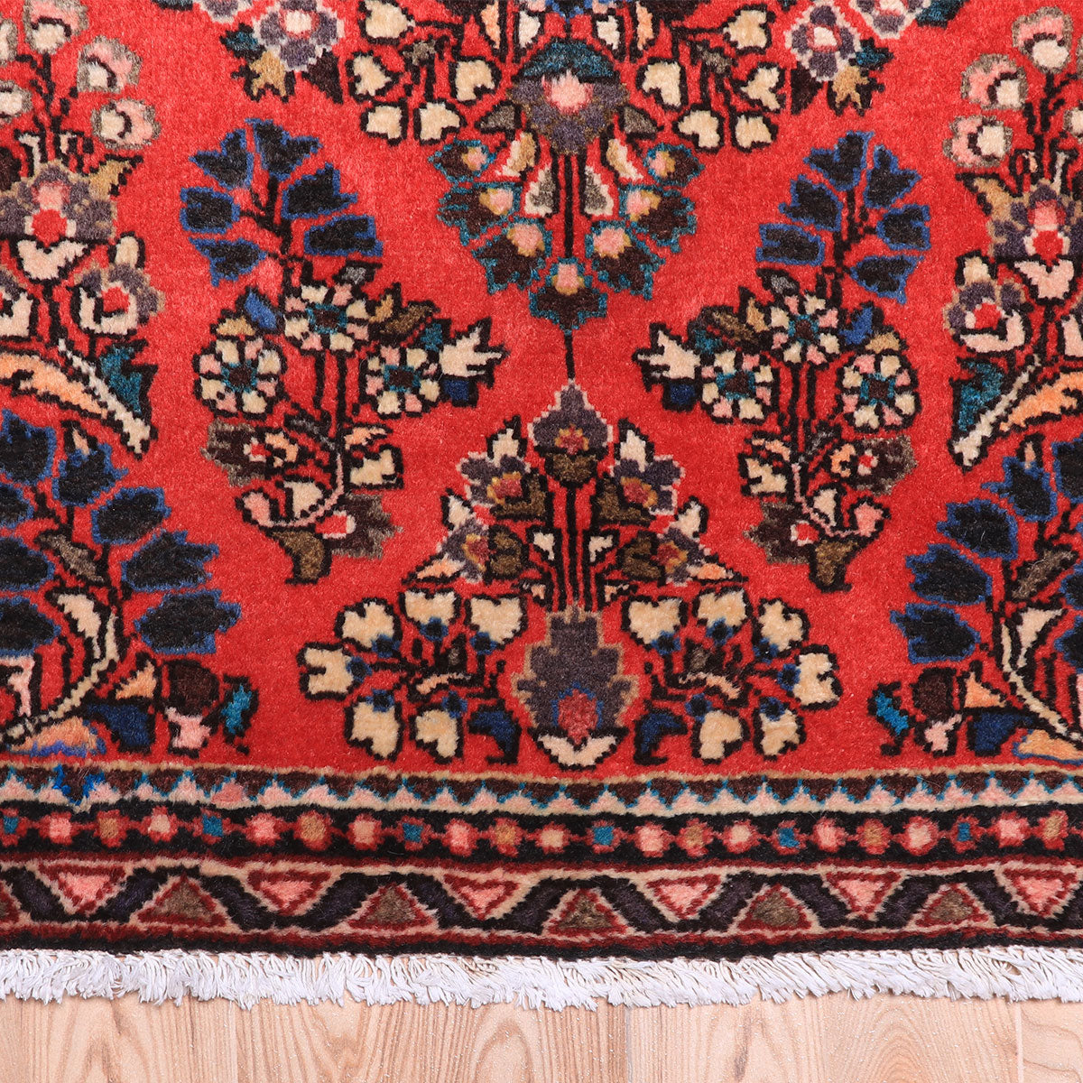 ペルシャ絨毯(イラン産)サルーク 75×56cm(FS-70064)