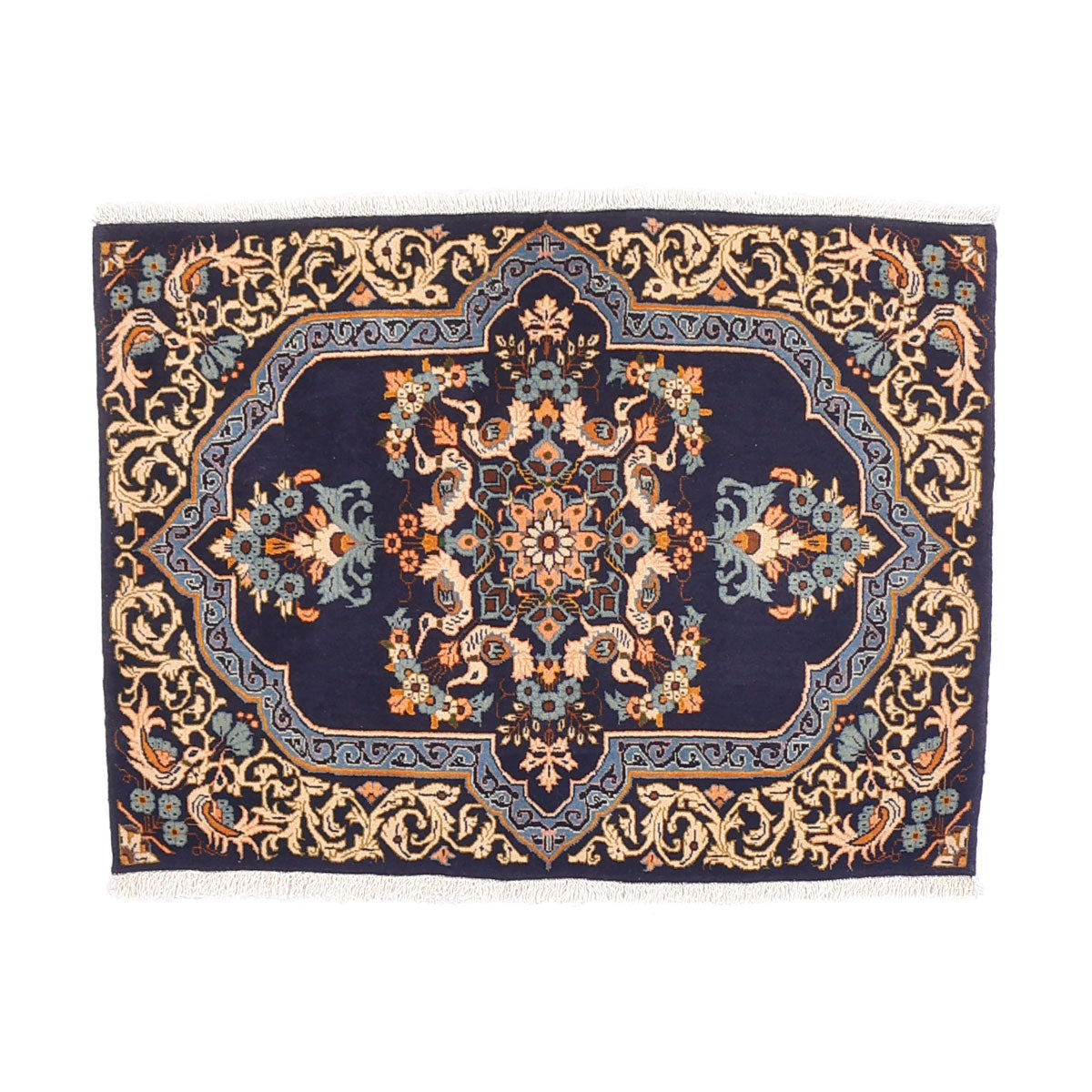 ペルシャ絨毯(イラン産)ケルマン 99×72cm(FS-70065)