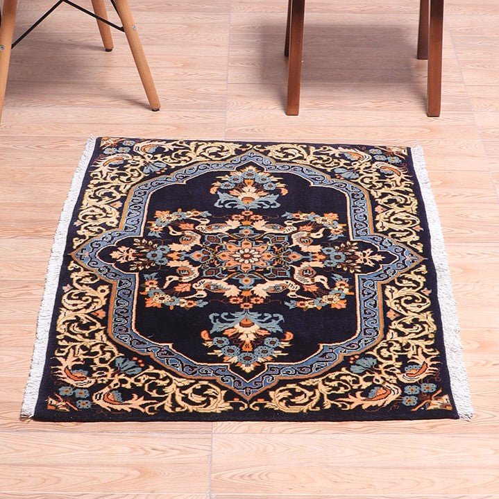 ペルシャ絨毯(イラン産)ケルマン 99×72cm(FS-70065)