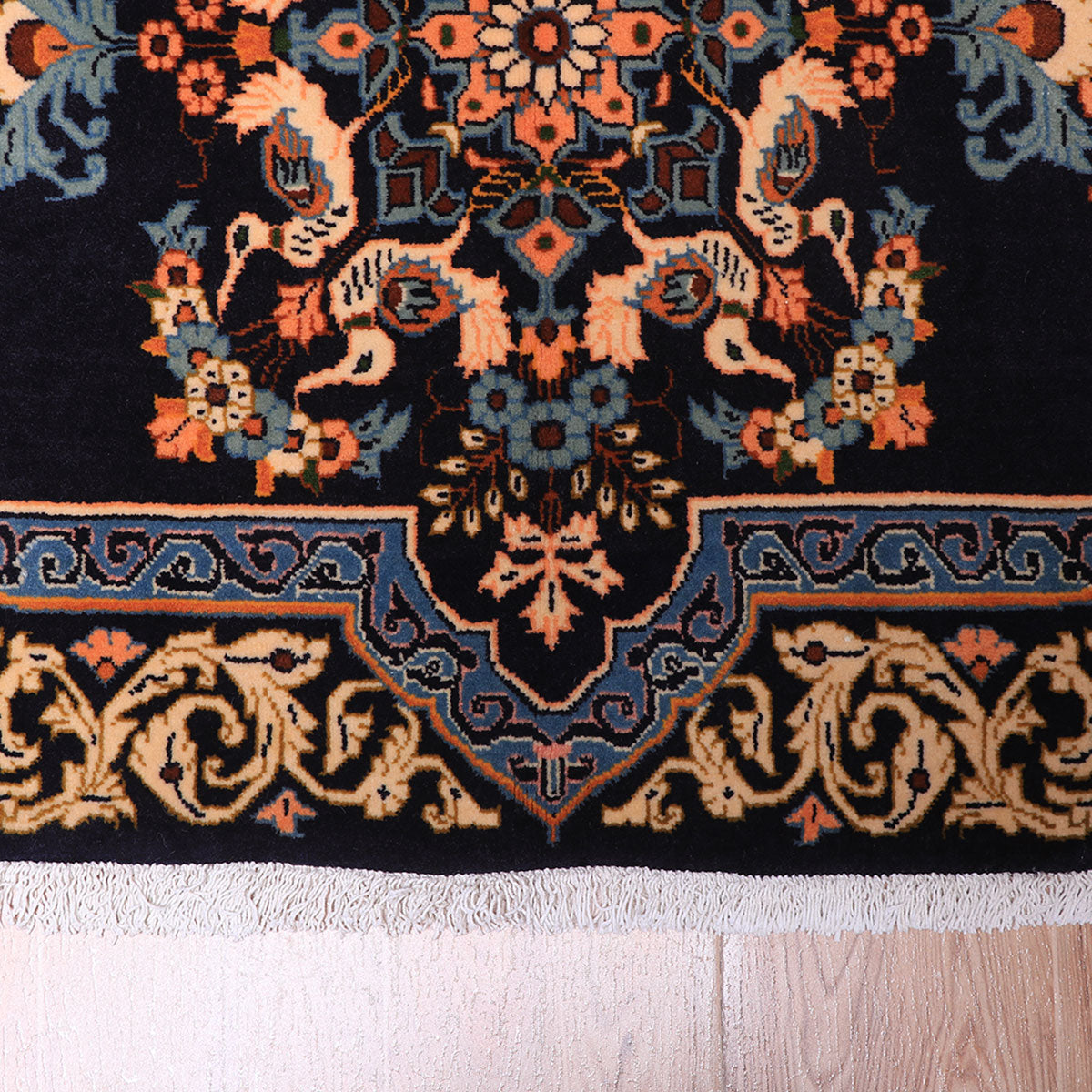 ペルシャ絨毯(イラン産)ケルマン 99×72cm(FS-70065)