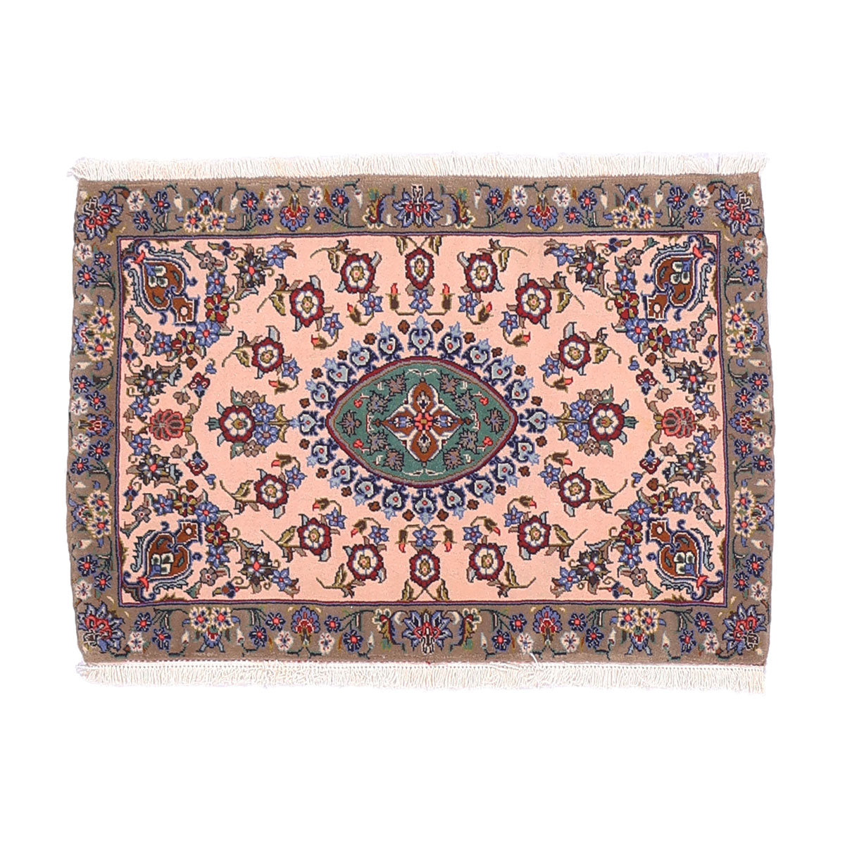 ペルシャ絨毯(イラン産)カーシャーン 100×67cm(FS-70066)
