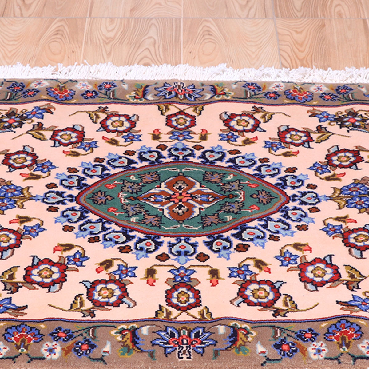 ペルシャ絨毯(イラン産)カーシャーン 100×67cm(FS-70066)