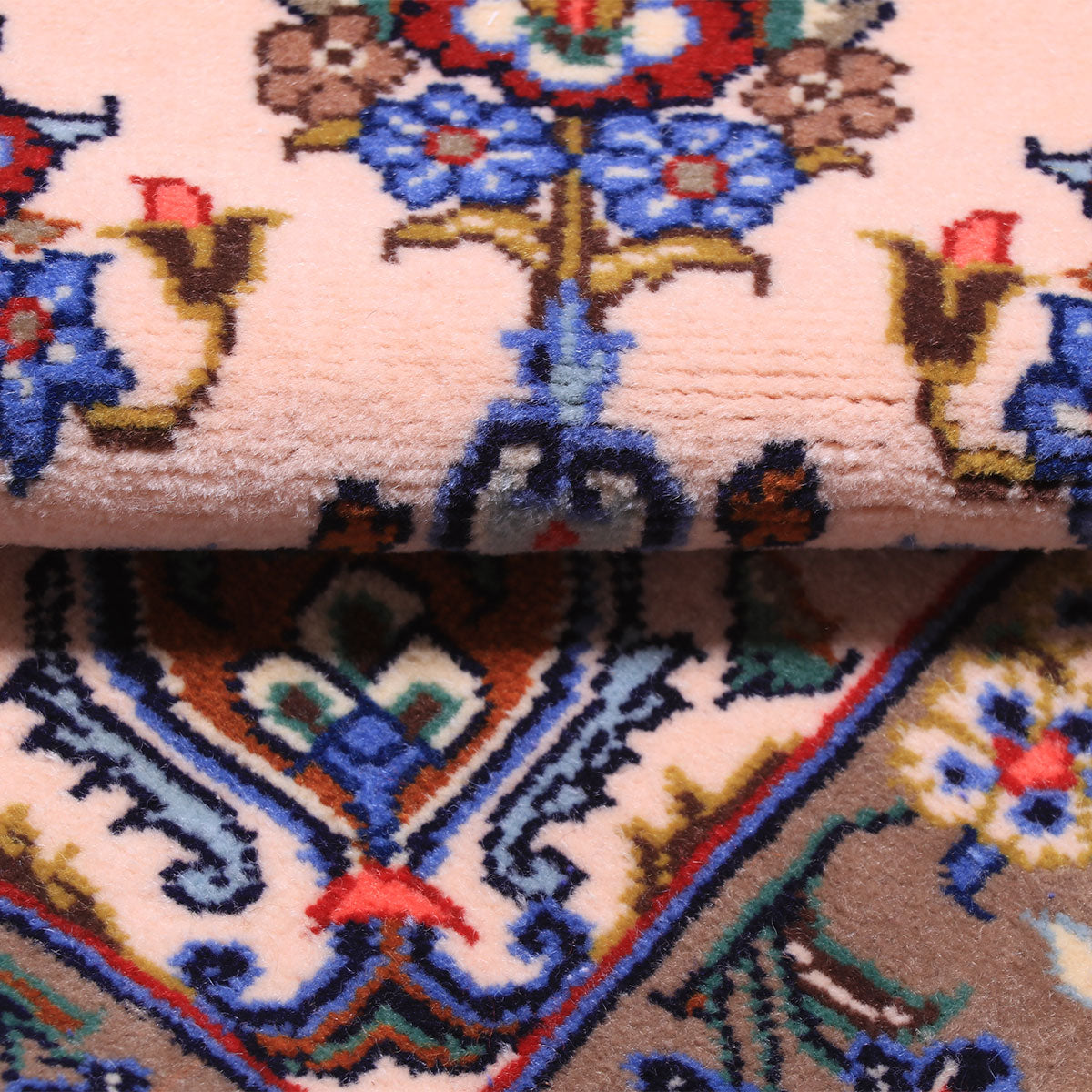 ペルシャ絨毯(イラン産)カーシャーン 100×67cm(FS-70066)