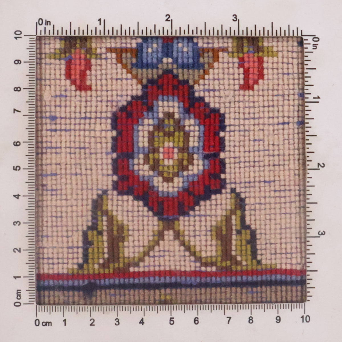 ペルシャ絨毯(イラン産)カーシャーン 100×67cm(FS-70066)