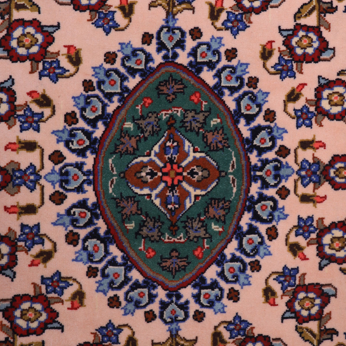 ペルシャ絨毯(イラン産)カーシャーン 100×67cm(FS-70066)