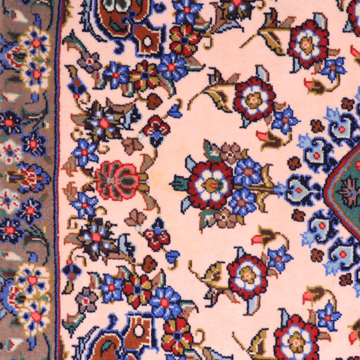 ペルシャ絨毯(イラン産)カーシャーン 100×67cm(FS-70066)