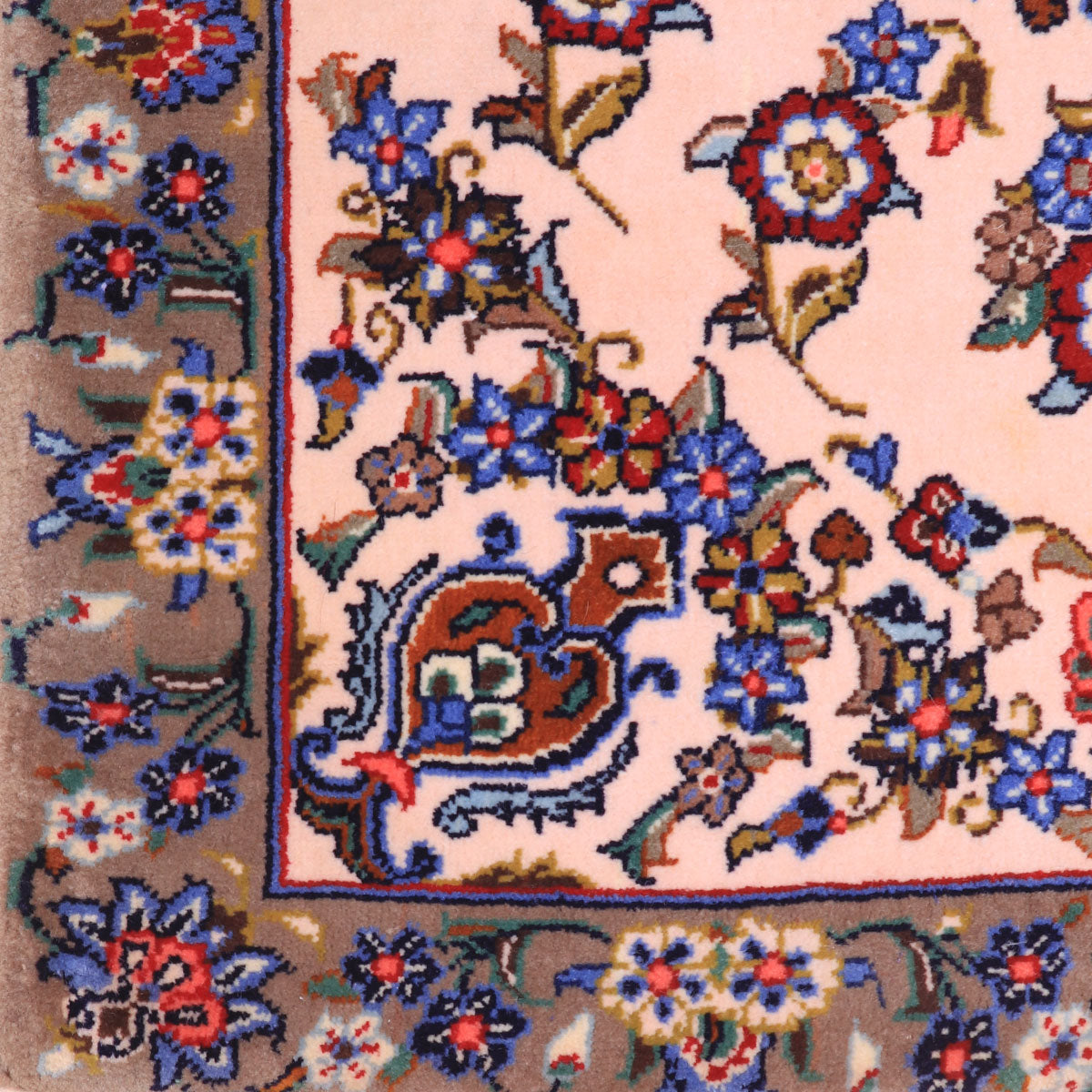 ペルシャ絨毯(イラン産)カーシャーン 100×67cm(FS-70066)