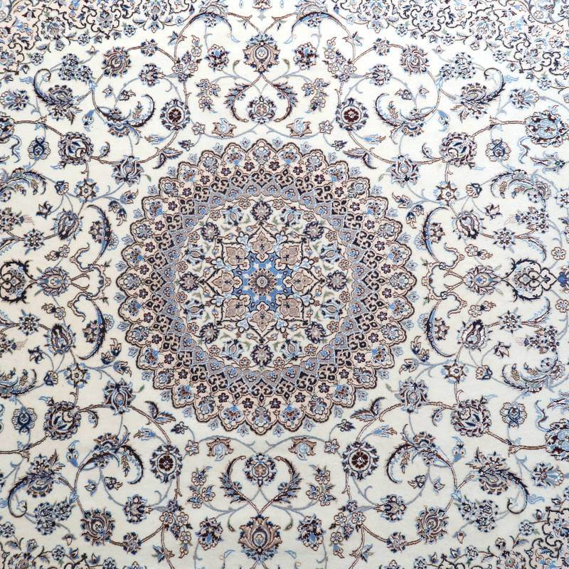 【在庫確保の予約受付中】高級ペルシャ絨毯ナイン産ハビビアン工房 260×205cm(FX-22178)