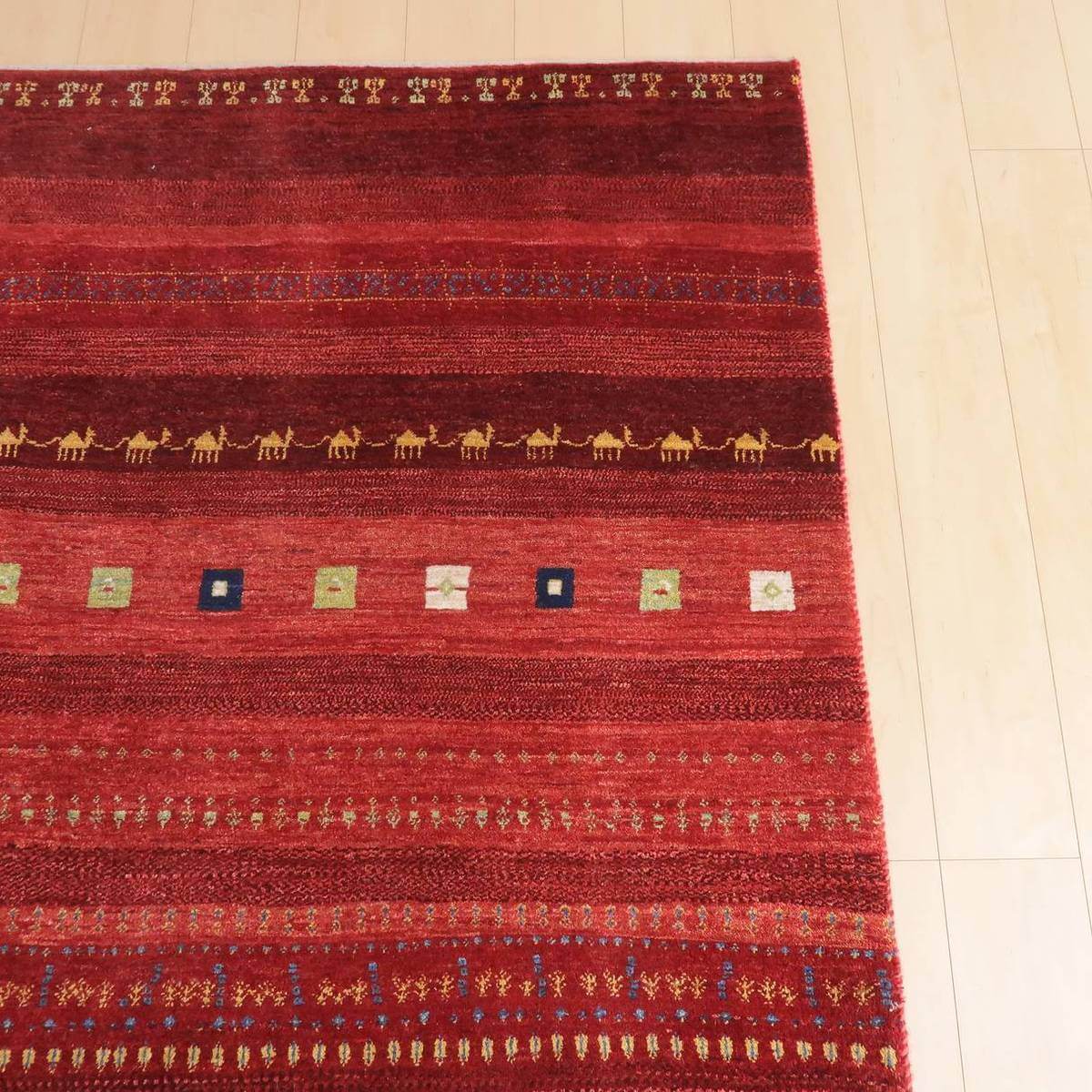 プレミアムギャッベ/ホシナマイ(カシュクリ) 241×161cm(HL-10522)