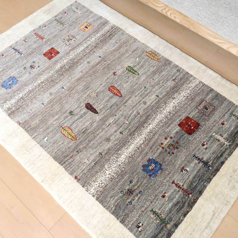 プレミアムギャッベ/ホシナマイ(カシュクリ) 173×117cm(HL-10859)