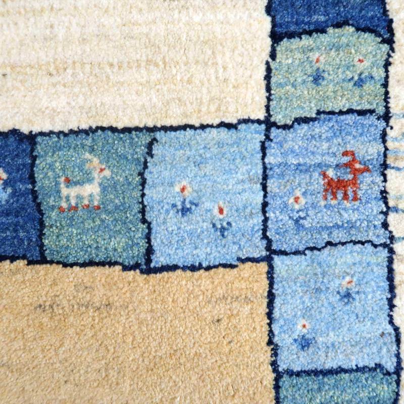 プレミアムギャッベ/ホシナマイ(カシュクリ) 200×144cm(HL-10866)