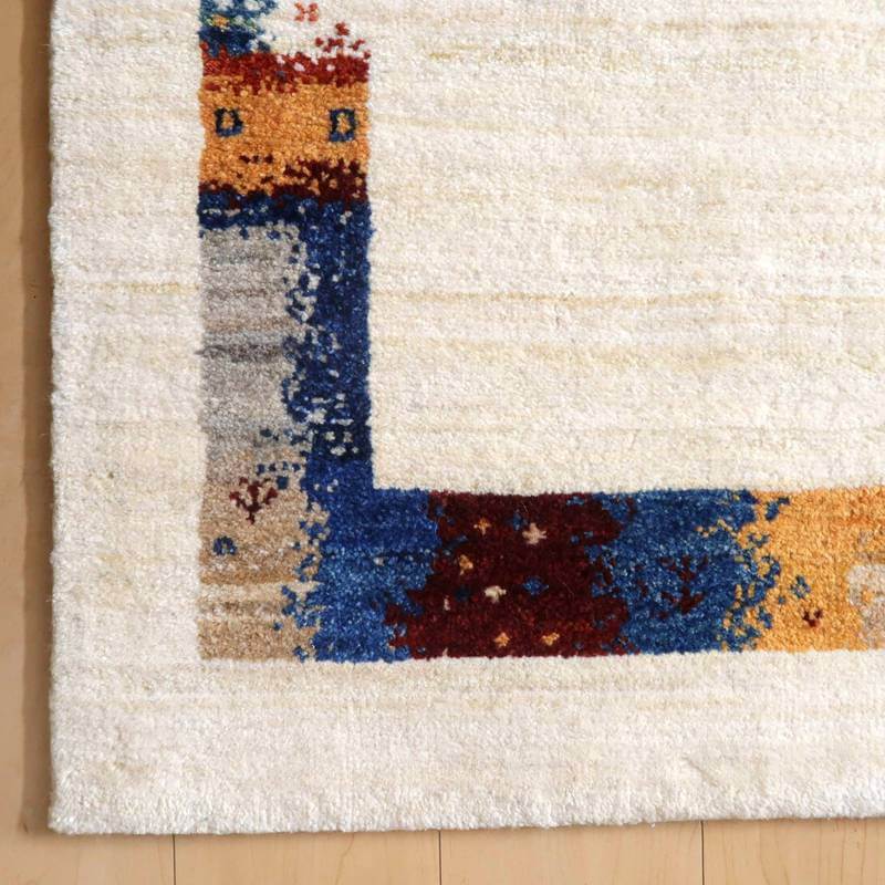 プレミアムギャッベ/ホシナマイ(カシュクリ) 200×81cm(HL-10867)