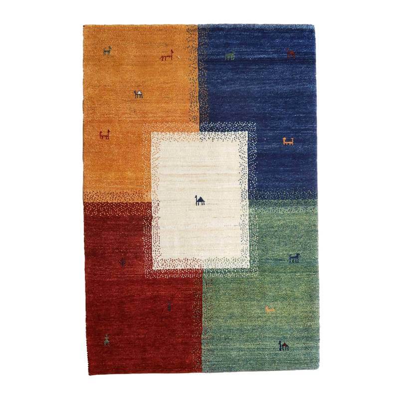 プレミアムギャッベ/ホシナマイ(カシュクリ) 181×122cm(HL-10890)