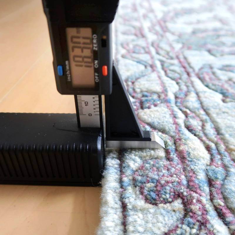 プレミアムギャッベ/ホシナマイ(ルリバフ) 242×171cm(HL-10895)