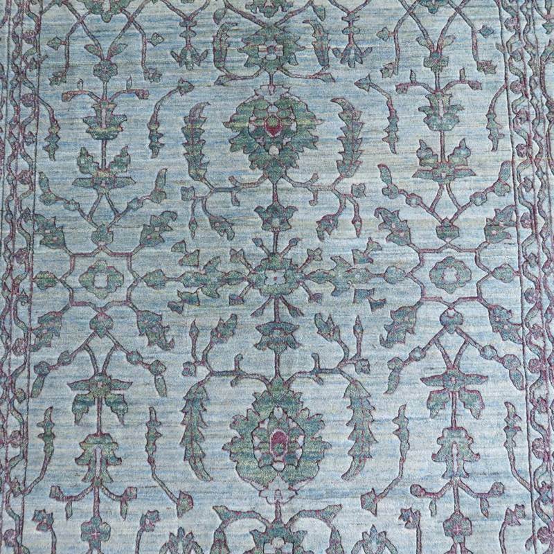 プレミアムギャッベ/ホシナマイ(ルリバフ) 242×171cm(HL-10895)