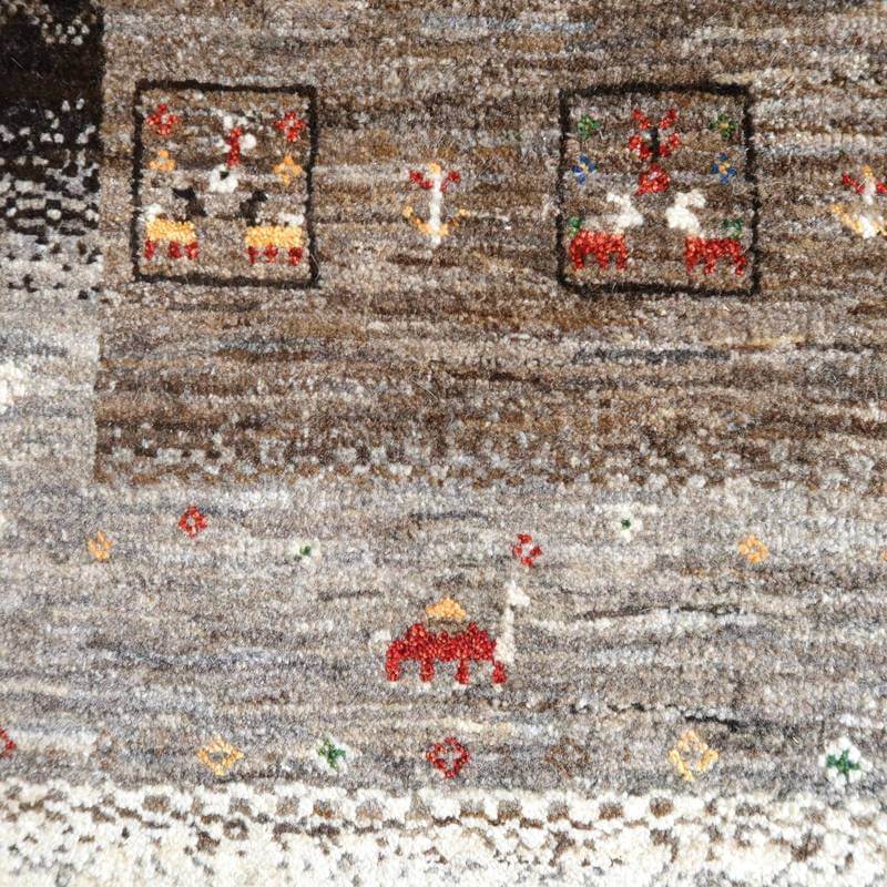 プレミアムギャッベ/ホシナマイ(カシュクリ) 191×119cm(HL-10949)