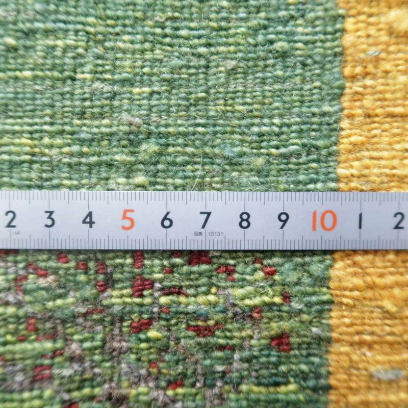 プレミアムギャッベ/ホシナマイ(ルリバフ) 208×135cm(HL-11097)