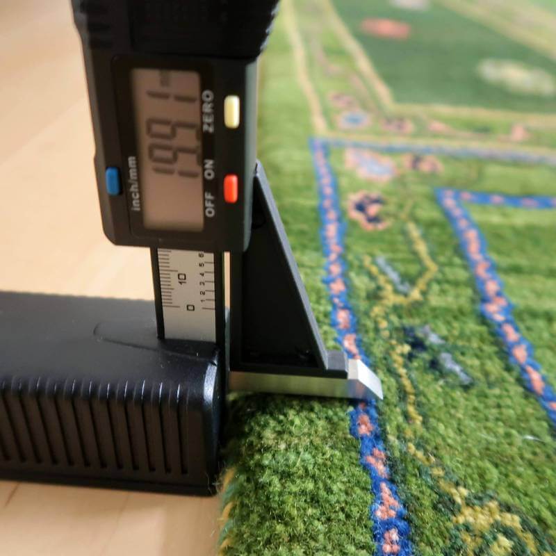 プレミアムギャッベ/ホシナマイ(ルリバフ) 248×176cm(HL-11346)