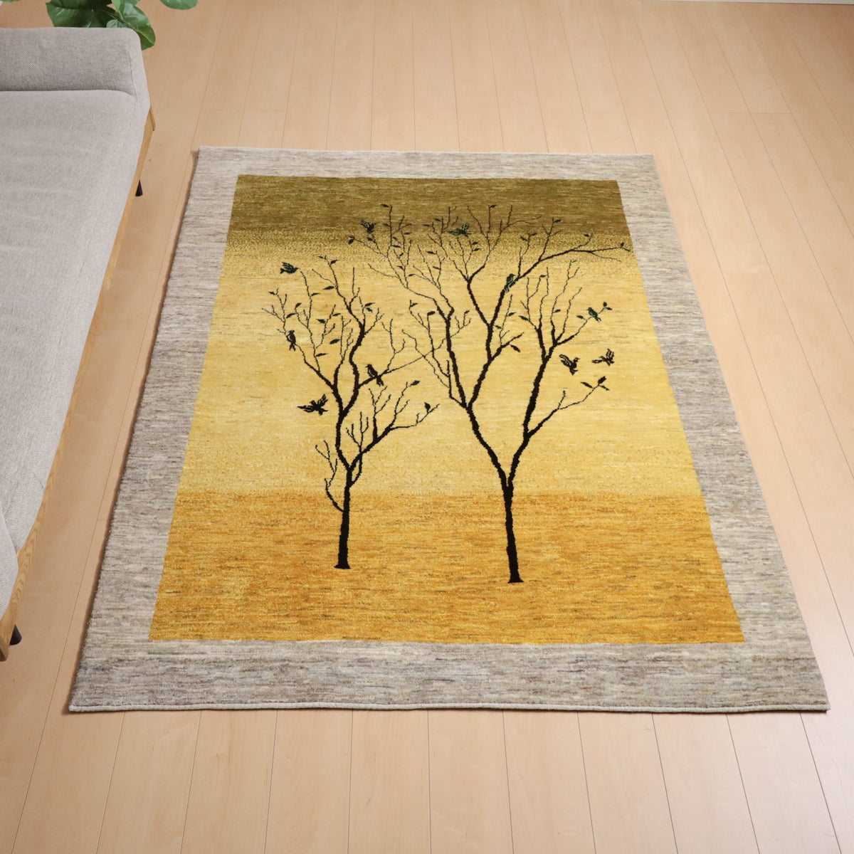 プレミアムギャッベ(カシュクリ) 201×153cm(HL-11787)