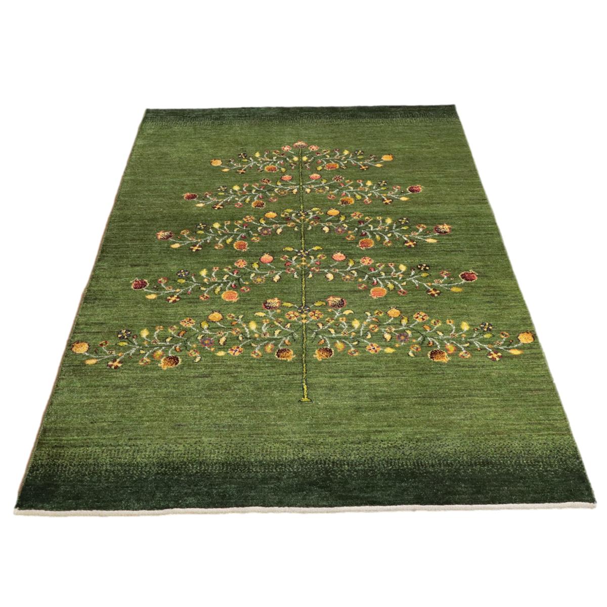 ギャッベ(ルリバフ) 203×145cm(HL-12035)