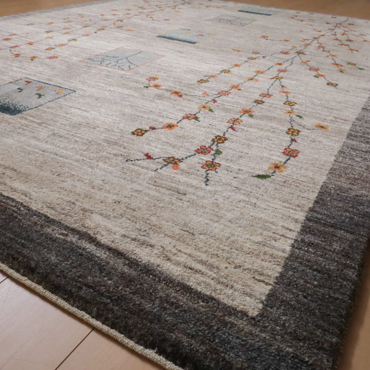 ギャッベ(ルリバフ) 237×177cm(HL-12044)