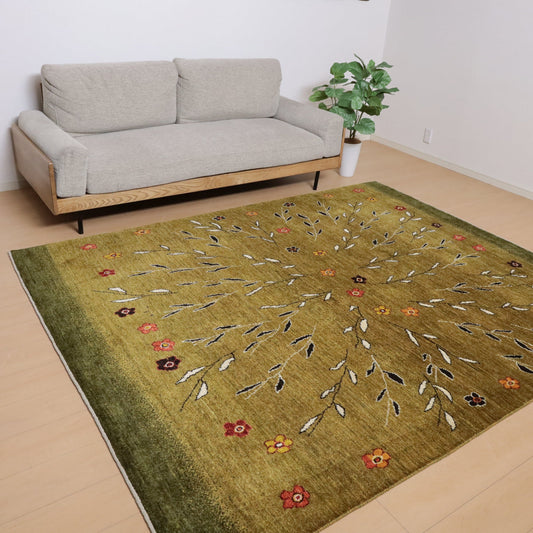 ギャッベ(ルリバフ) 249×200cm(HL-12053)