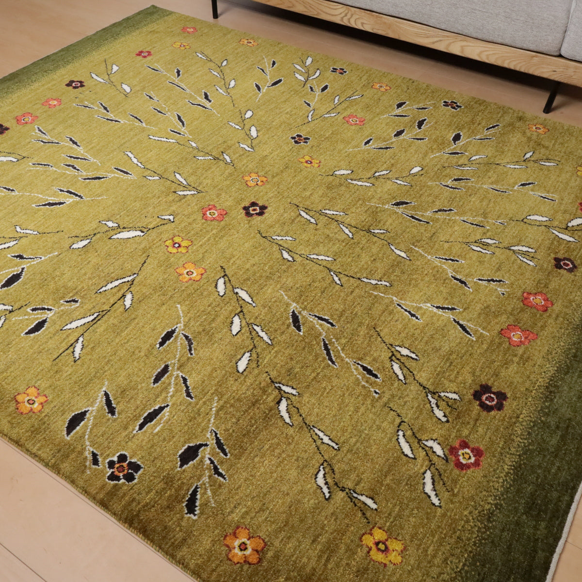 ギャッベ(ルリバフ) 249×200cm(HL-12053)
