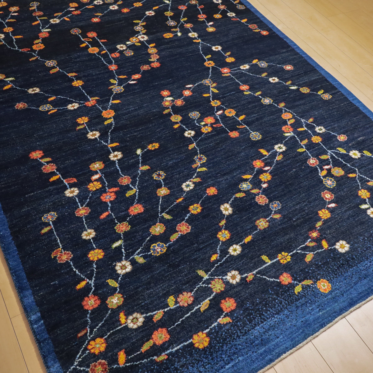 ギャッベ(ルリバフ) 239×172cm(HL-12055)