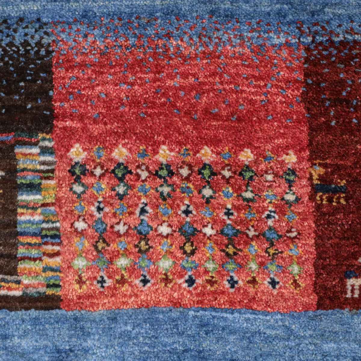 ギャッベ(カシュクリ) 200×154cm(HL-12162)