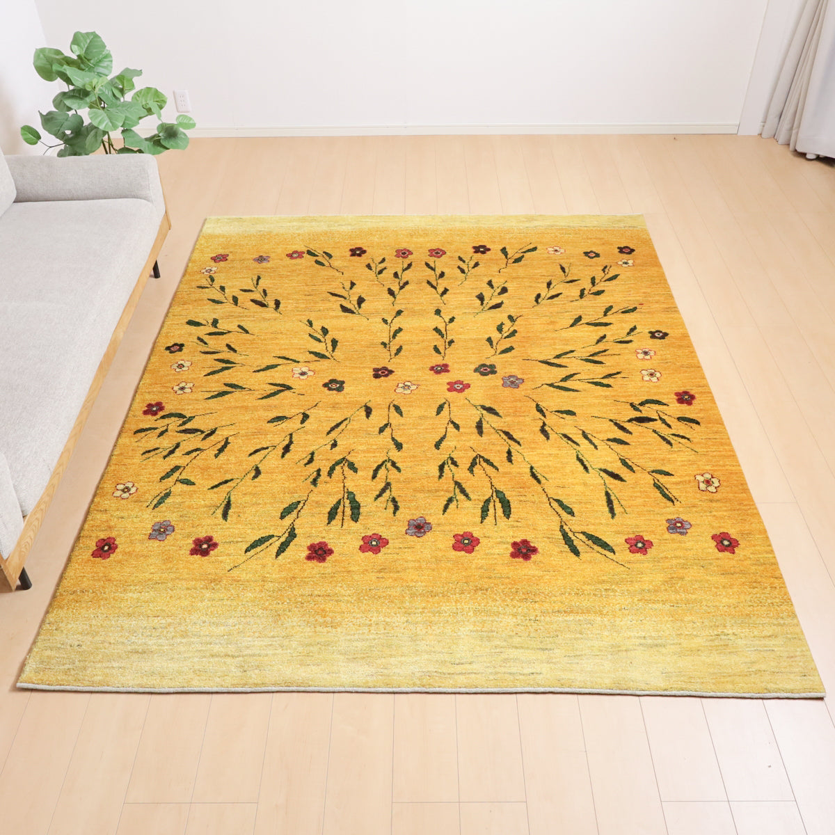 ギャッベ(アマレ) 245×202cm(HL-12218)