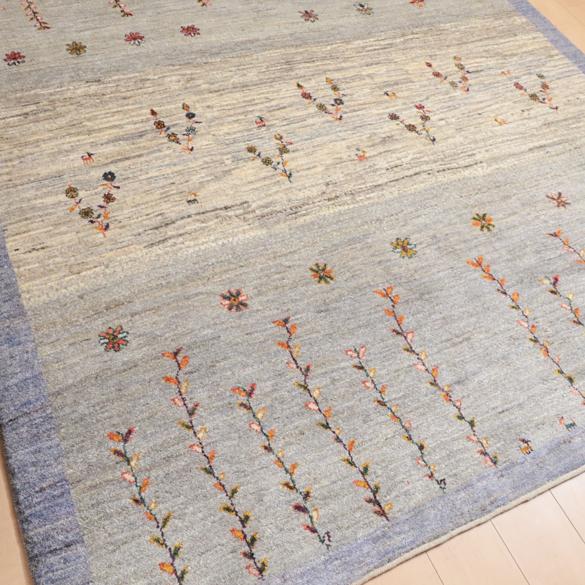 ギャッベ(アマレ) 243×204cm(HL-12219)