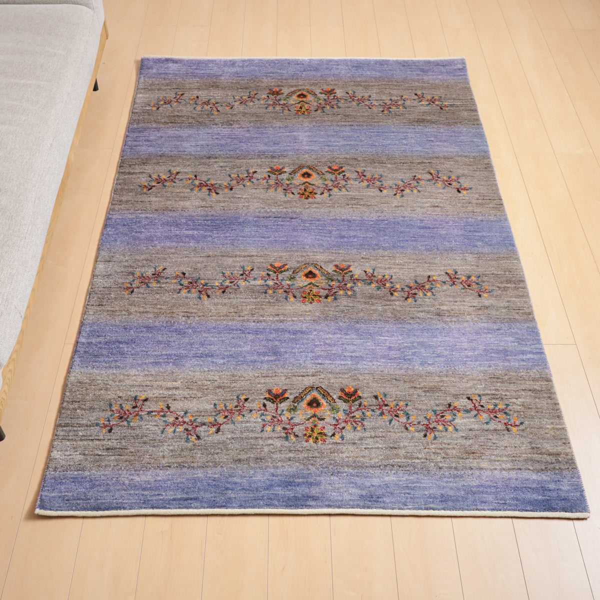 プレミアムギャッベ(ルリバフ) 207×139cm(HL-12314)