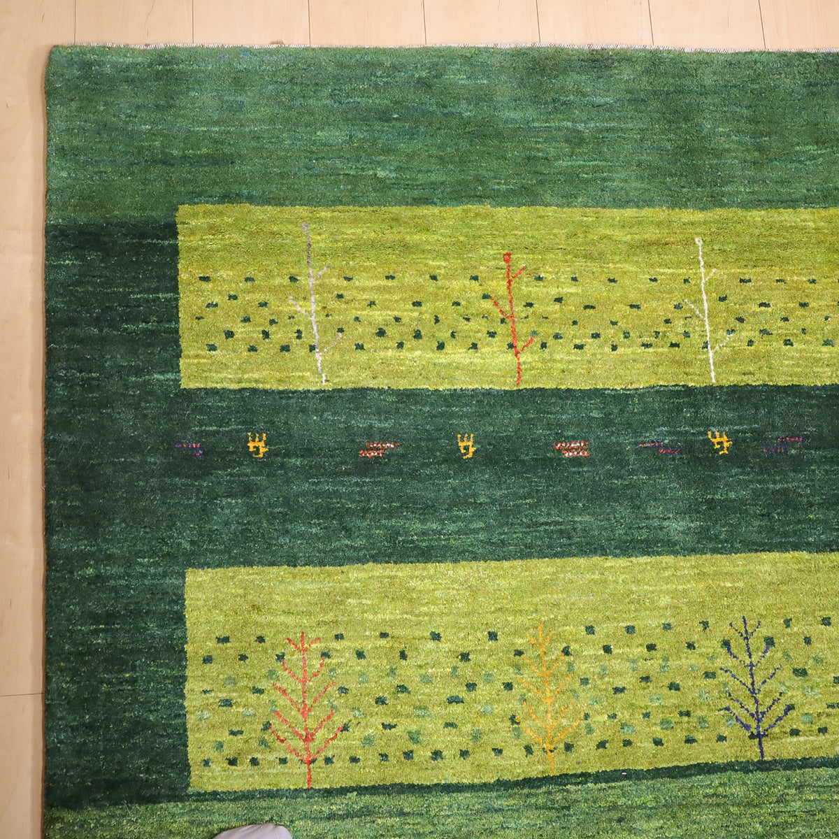 ギャッベ(ルリバフ) 245×164cm(HL-12408)