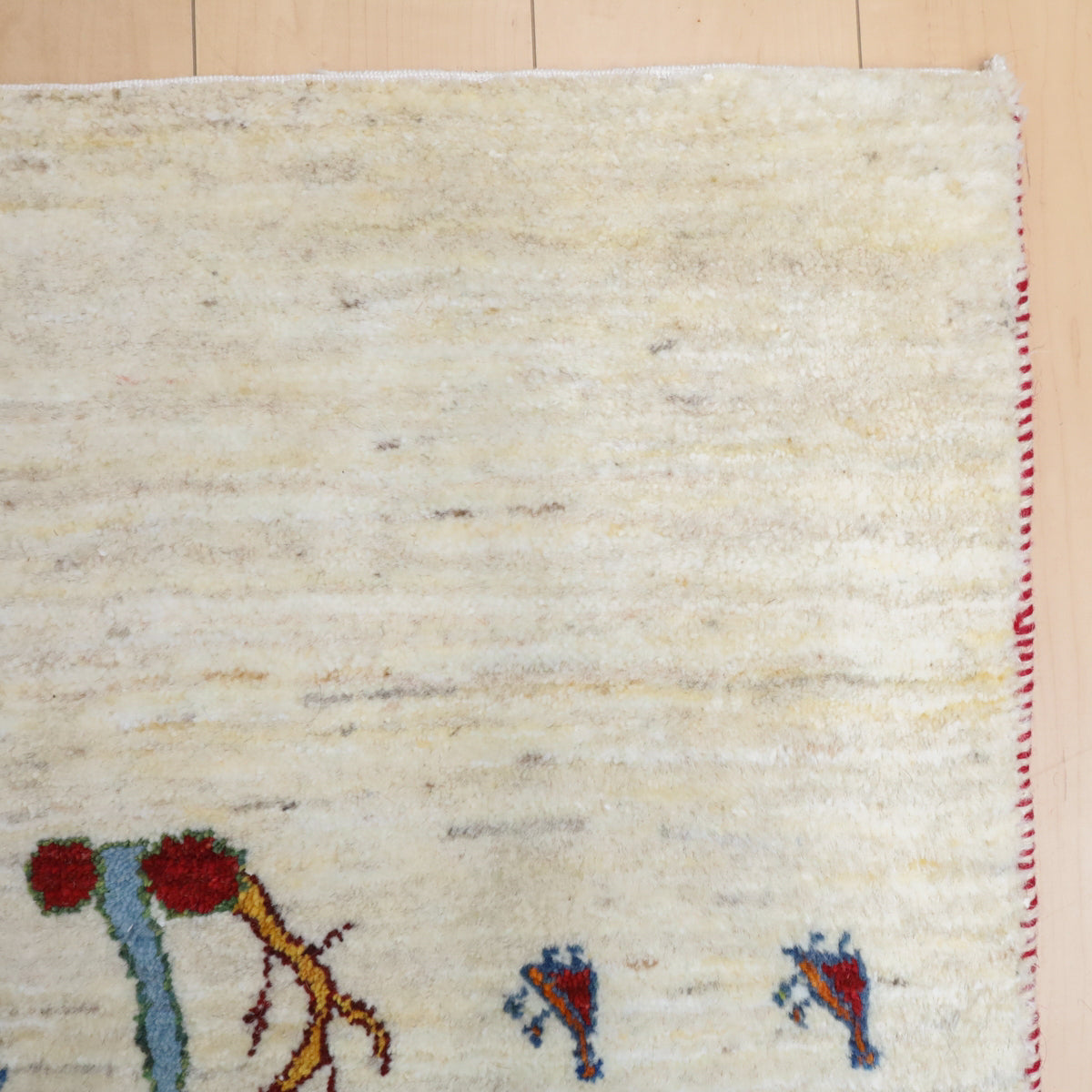 ギャッベ(ルリバフ) 200×142cm(HL-12432)