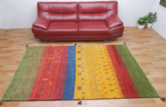 プレミアムギャッベ/ホシナマイ(カシュクリ) 241×154cm(HL-17106)