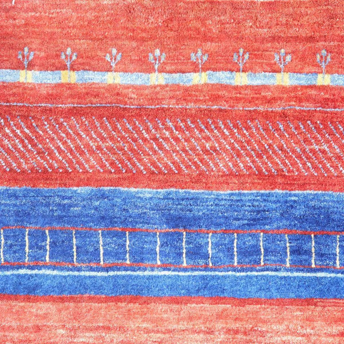プレミアムギャッベ/ホシナマイ(ルリバフ) 237×163cm(HL-25742)