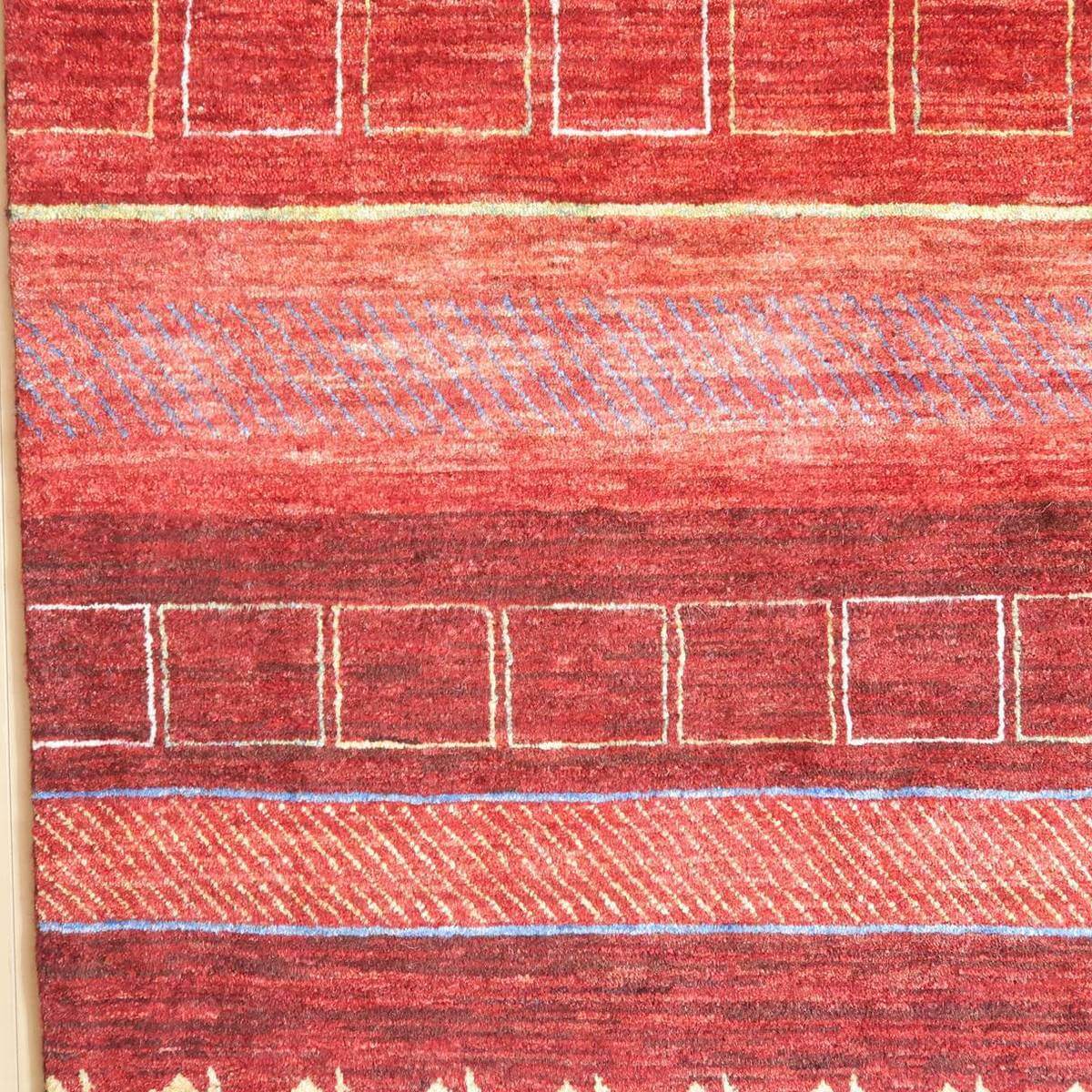 プレミアムギャッベ/ホシナマイ(ルリバフ) 237×163cm(HL-25742)