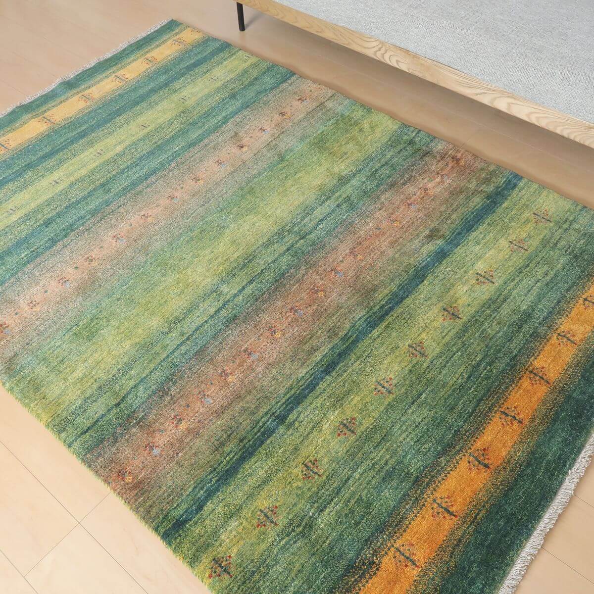 プレミアムギャッベ/ホシナマイ(カシュクリ) 225×157cm(HL-26476)