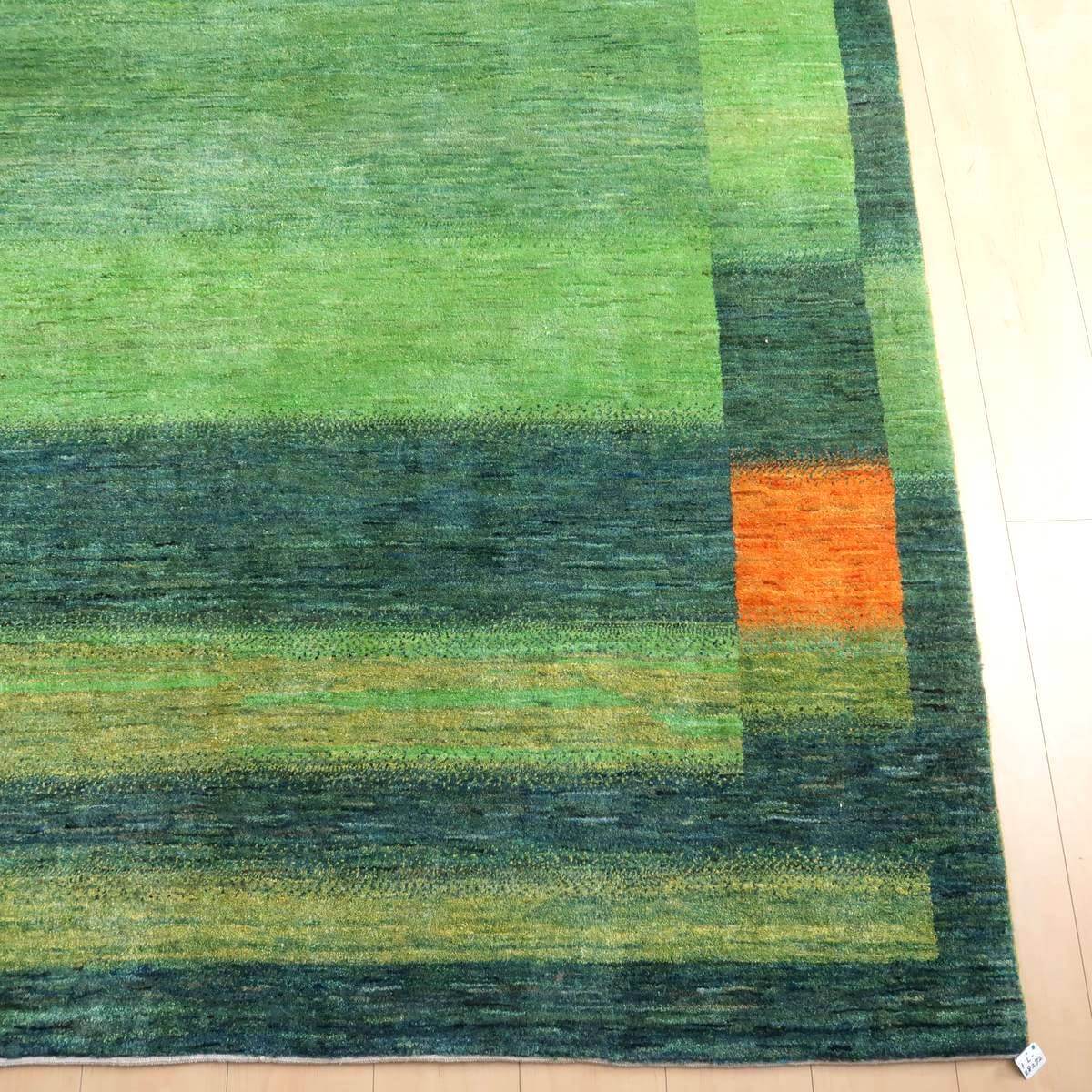 プレミアムギャッベ/ホシナマイ(ルリバフ) 242×174cm(HL-28272)