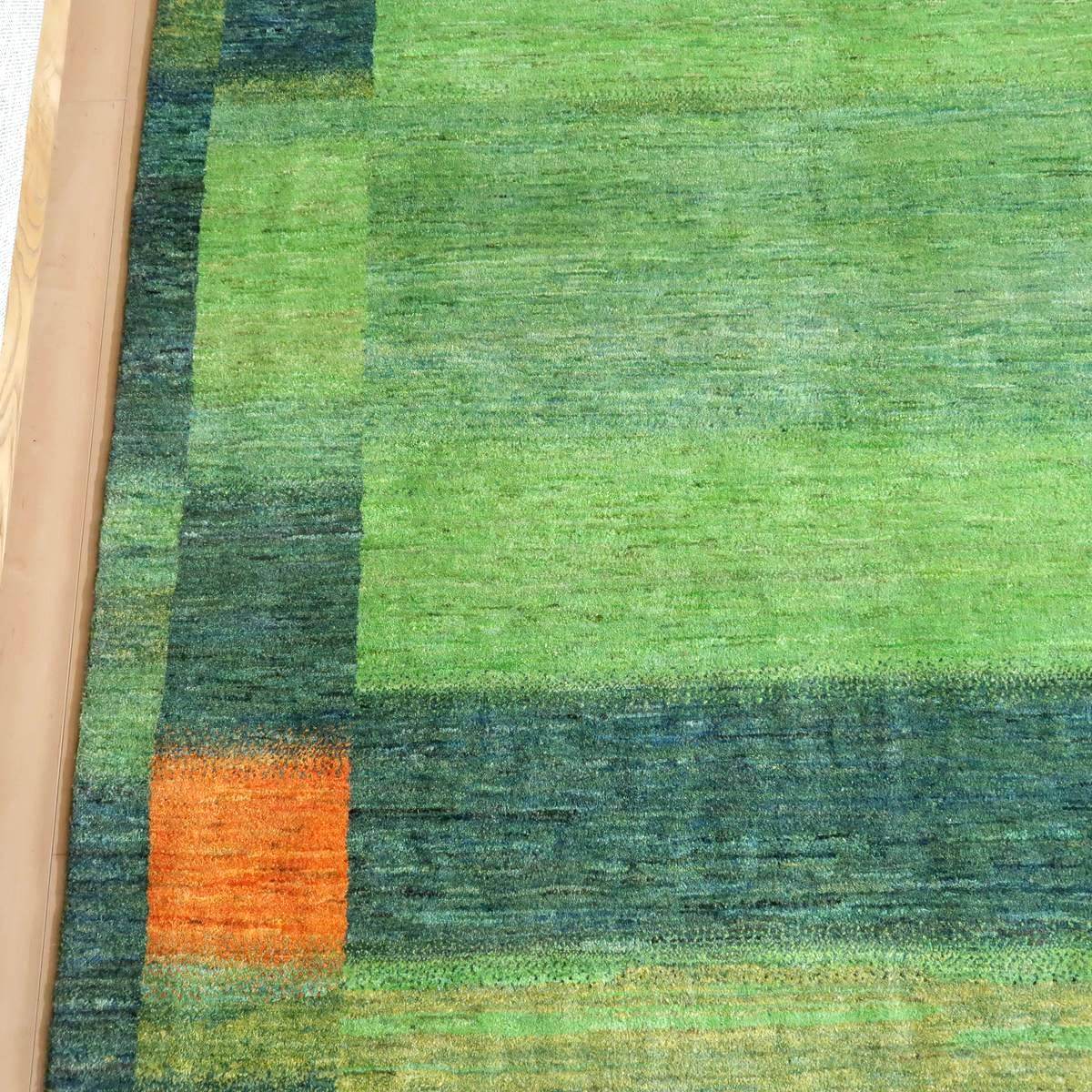 プレミアムギャッベ/ホシナマイ(ルリバフ) 242×174cm(HL-28272)