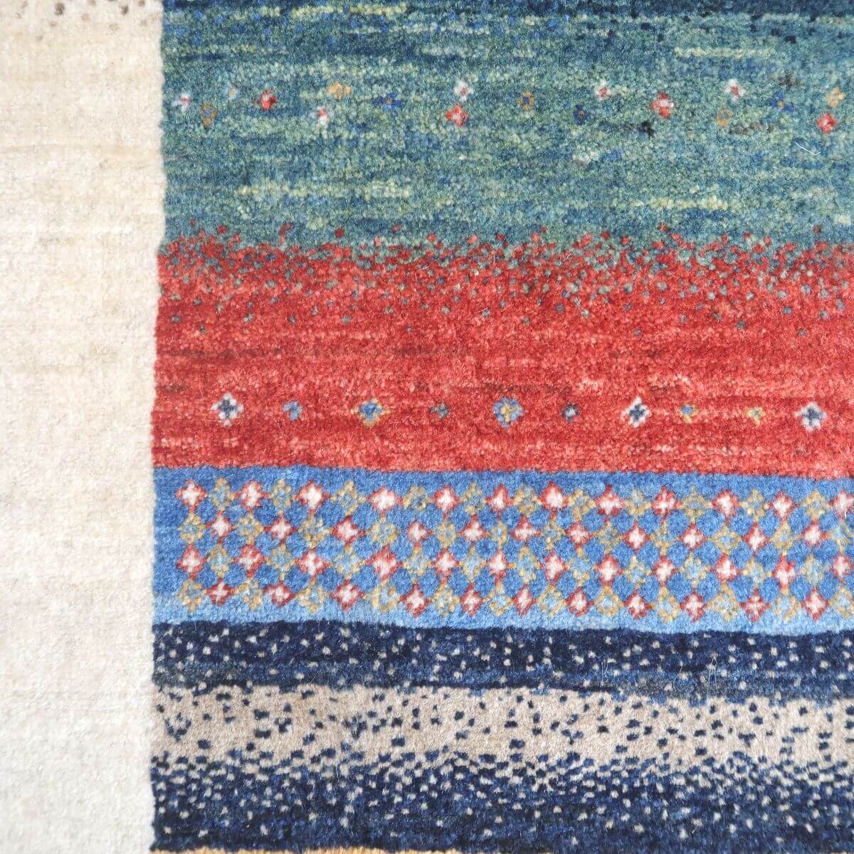 プレミアムギャッベ/ホシナマイ(カシュクリ) 236×157cm(HL-2)