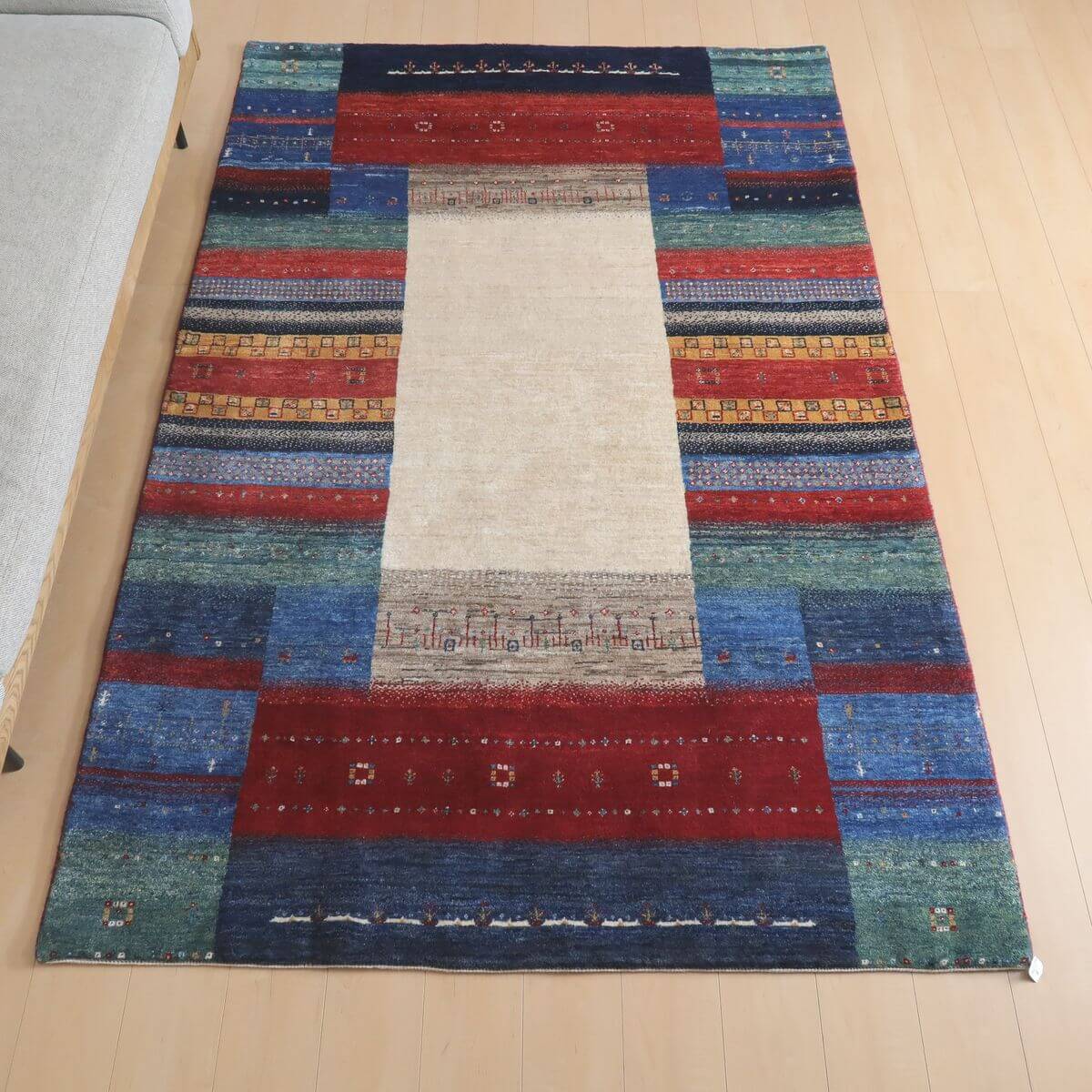 プレミアムギャッベ/ホシナマイ(カシュクリ) 236×157cm(HL-2)