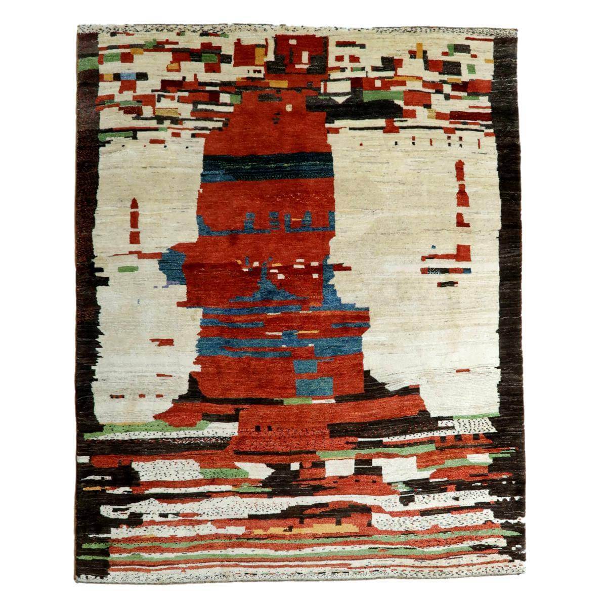 プレミアムギャッベ/ホシナマイ(カシュクリ) 243×199cm(HL-34505)