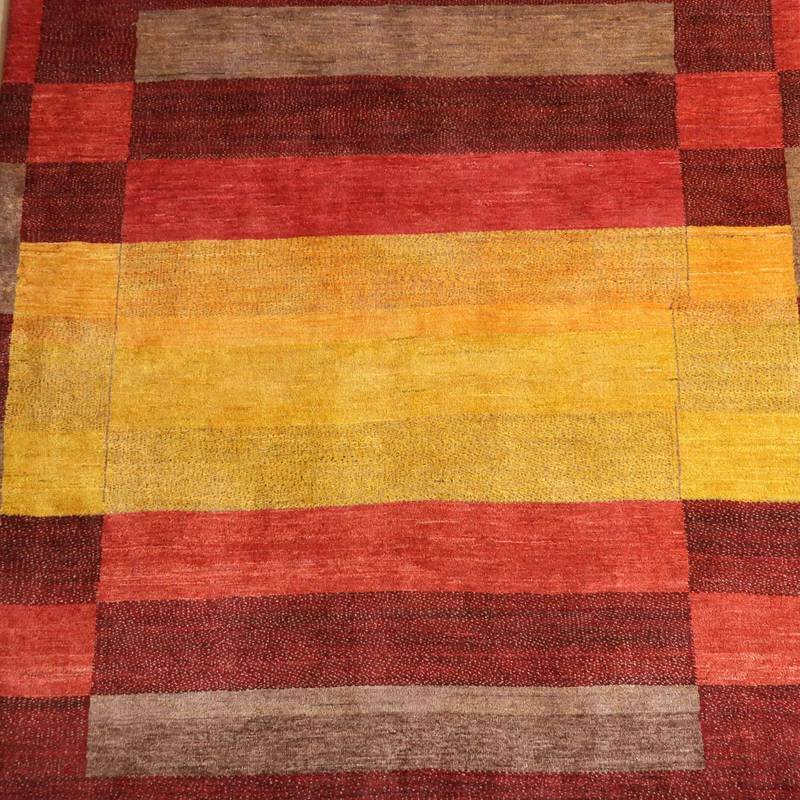 プレミアムギャッベ/ホシナマイ(カシュクリ) 203×148cm(HL-352710)