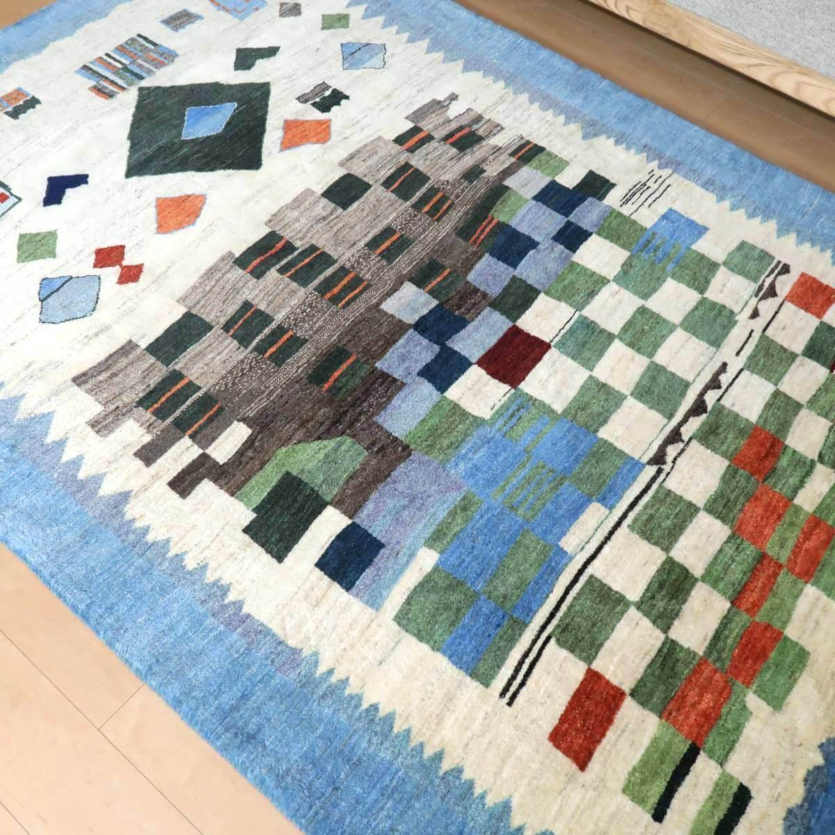 プレミアムギャッベ/ホシナマイ(カシュクリ) 244×172cm(HL-37104)