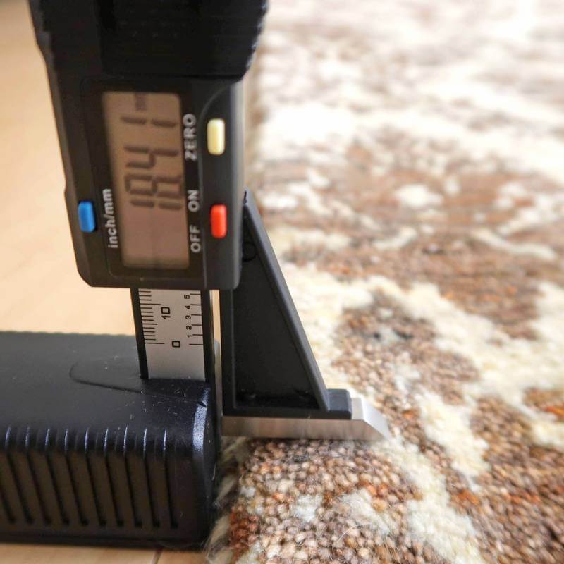 プレミアムギャッベ/ホシナマイ(ルリバフ) 211×145cm(HL-38976)