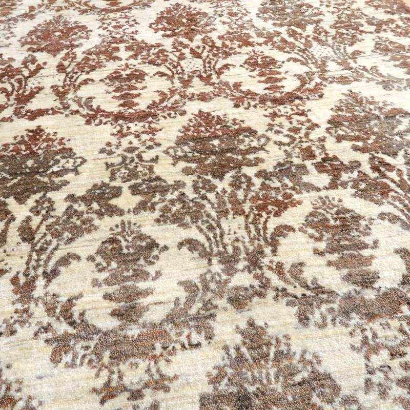 プレミアムギャッベ/ホシナマイ(ルリバフ) 211×145cm(HL-38976)