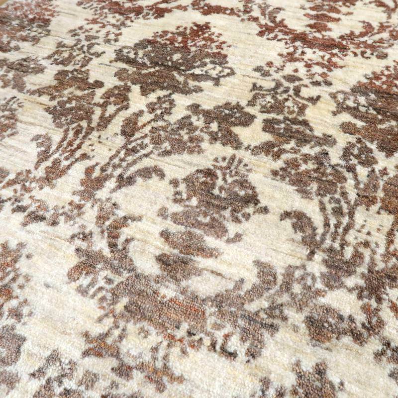 プレミアムギャッベ/ホシナマイ(ルリバフ) 211×145cm(HL-38976)