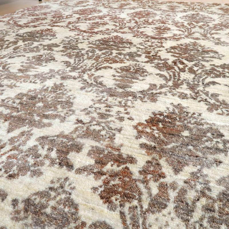 プレミアムギャッベ/ホシナマイ(ルリバフ) 211×145cm(HL-38976)